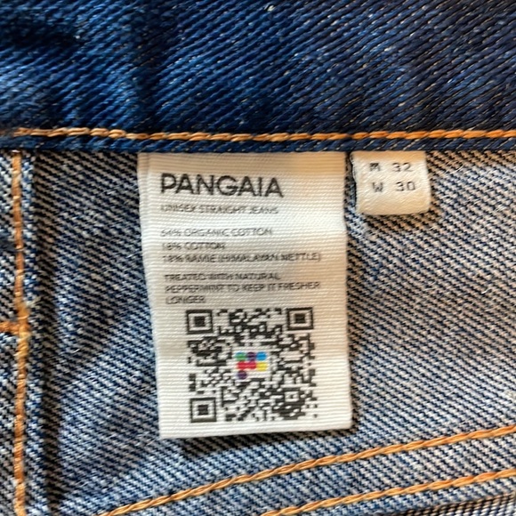Pangaia Unisex Straight Jeans M32 W30 - Picture 4 of 6